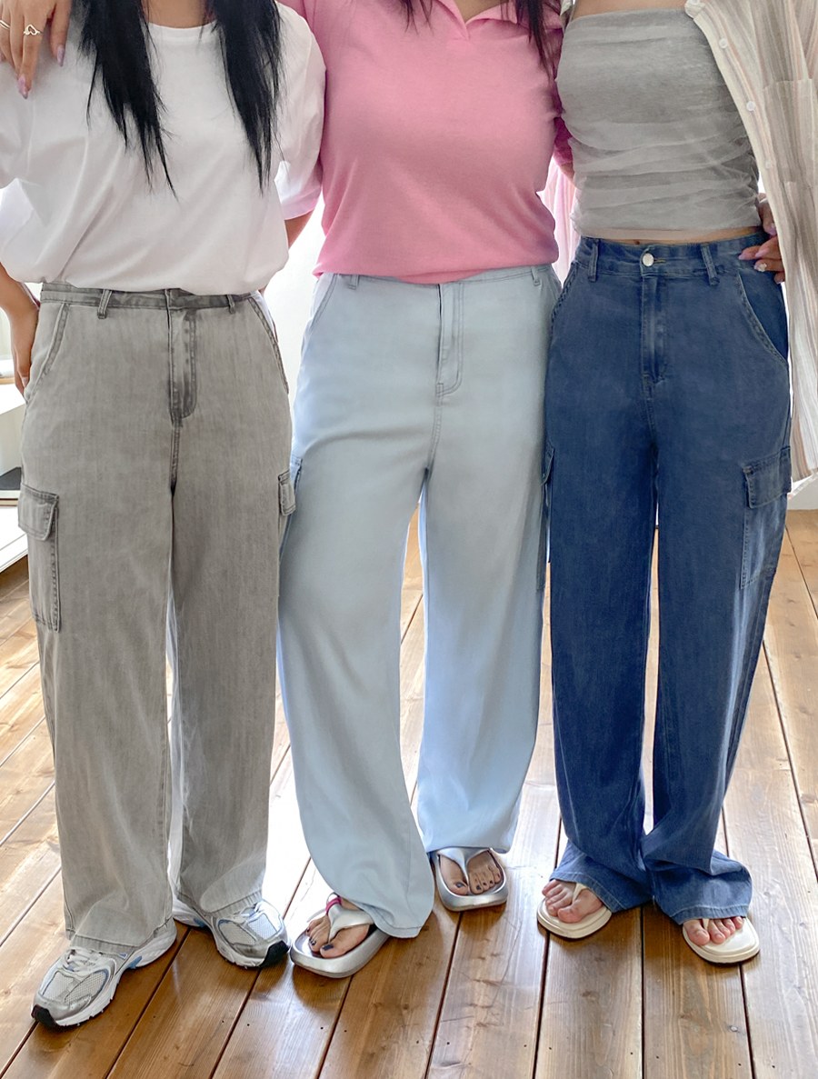 Hapien Tencel 不同長度的酷牛仔褲
