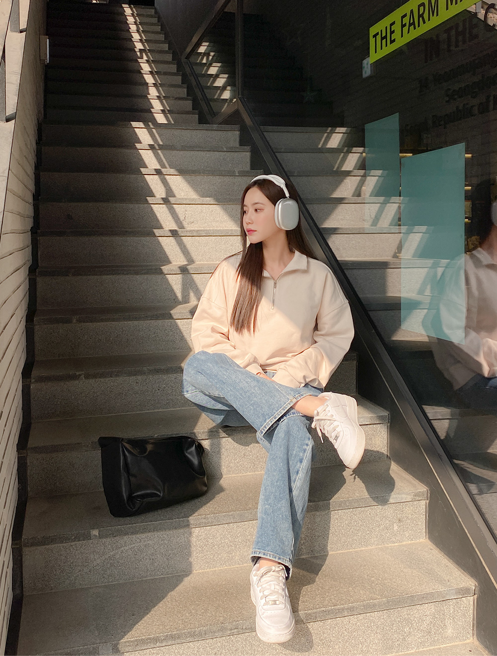 [EVELLET] Tikeo 半拉鍊衛衣