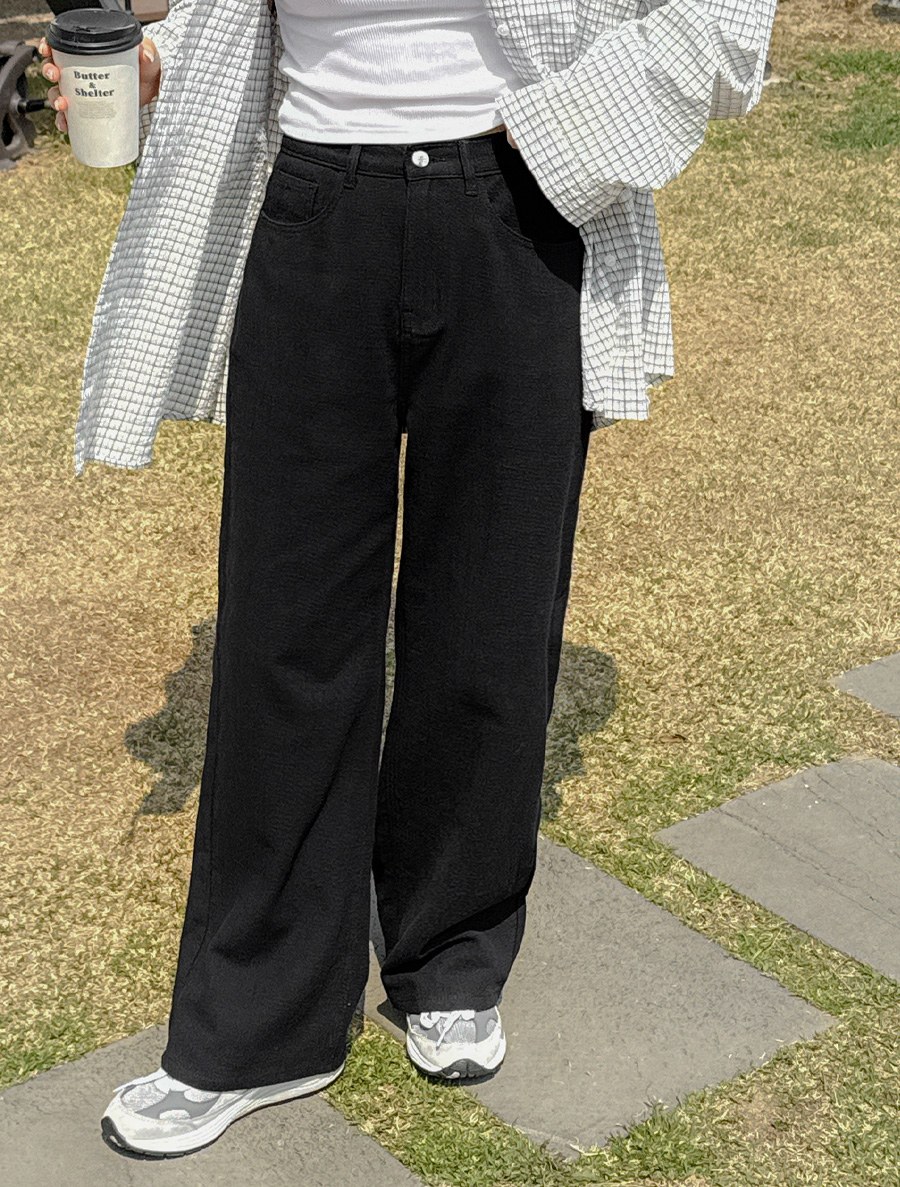 [日常短褲]Luneph 仿亞麻寬短褲
