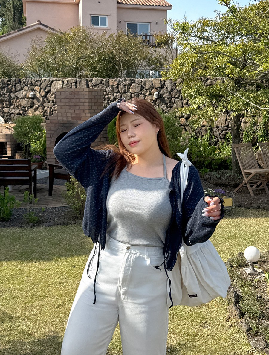 Lemain 花蝴蝶波浪開襟衫