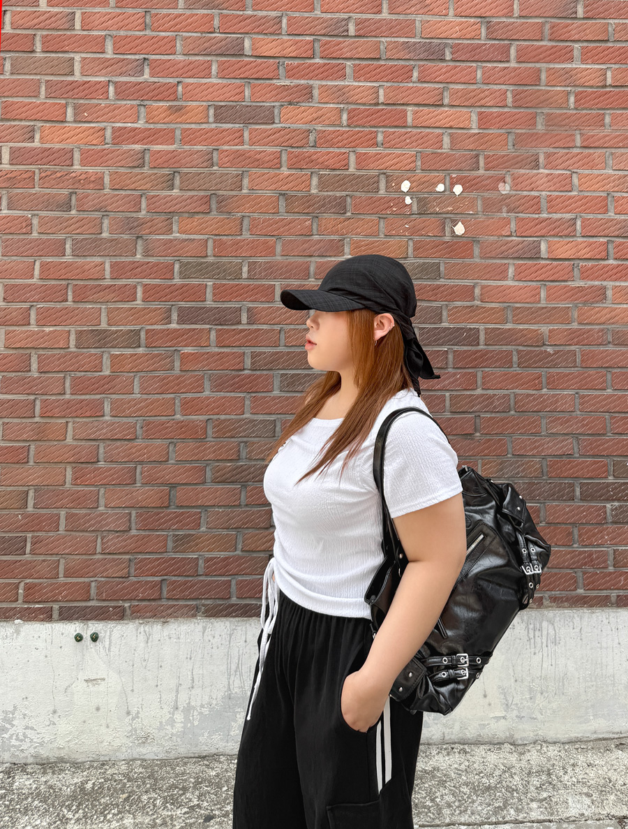 杜邦格紋圍巾棒球帽
