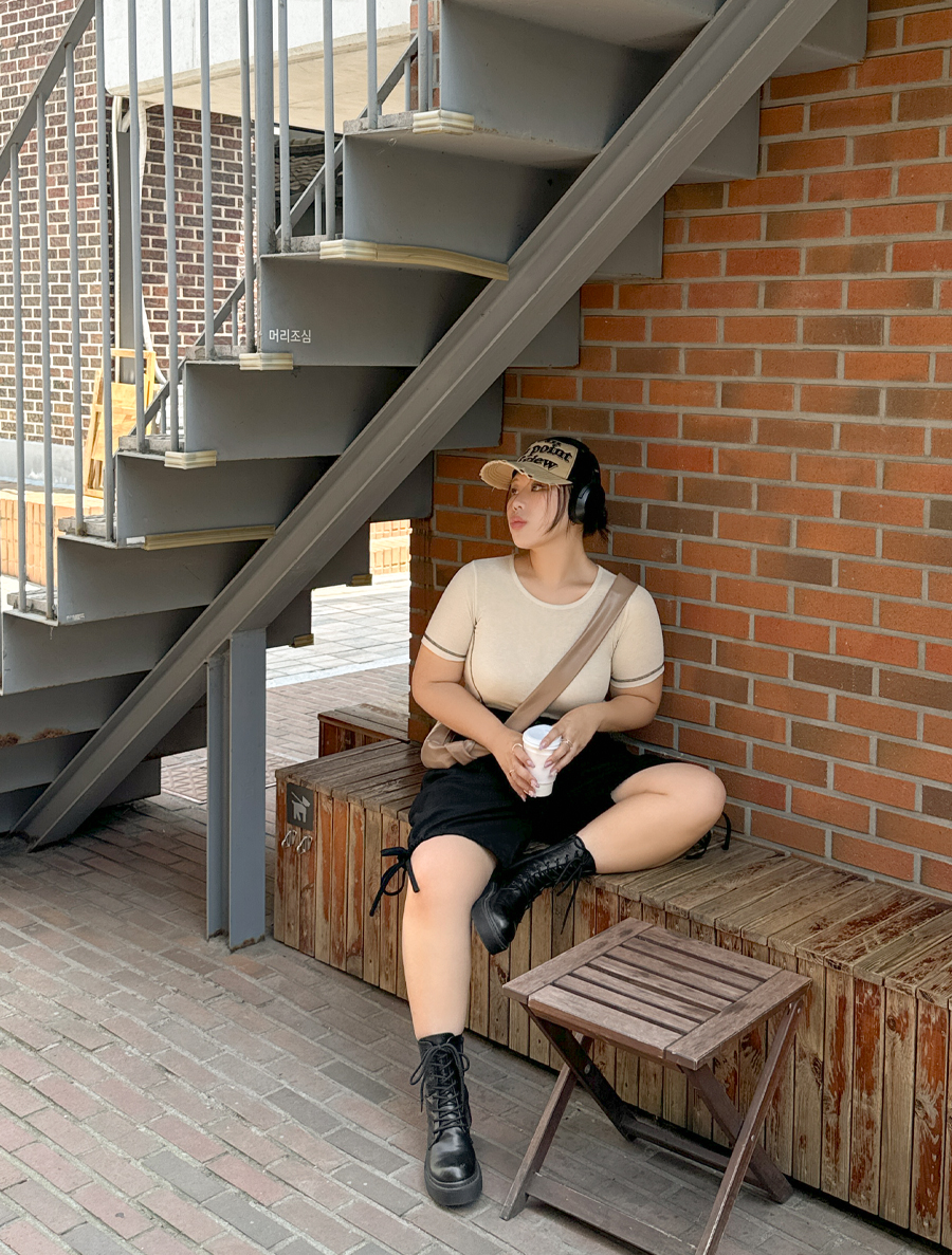 Sped 線羅紋 T 卹