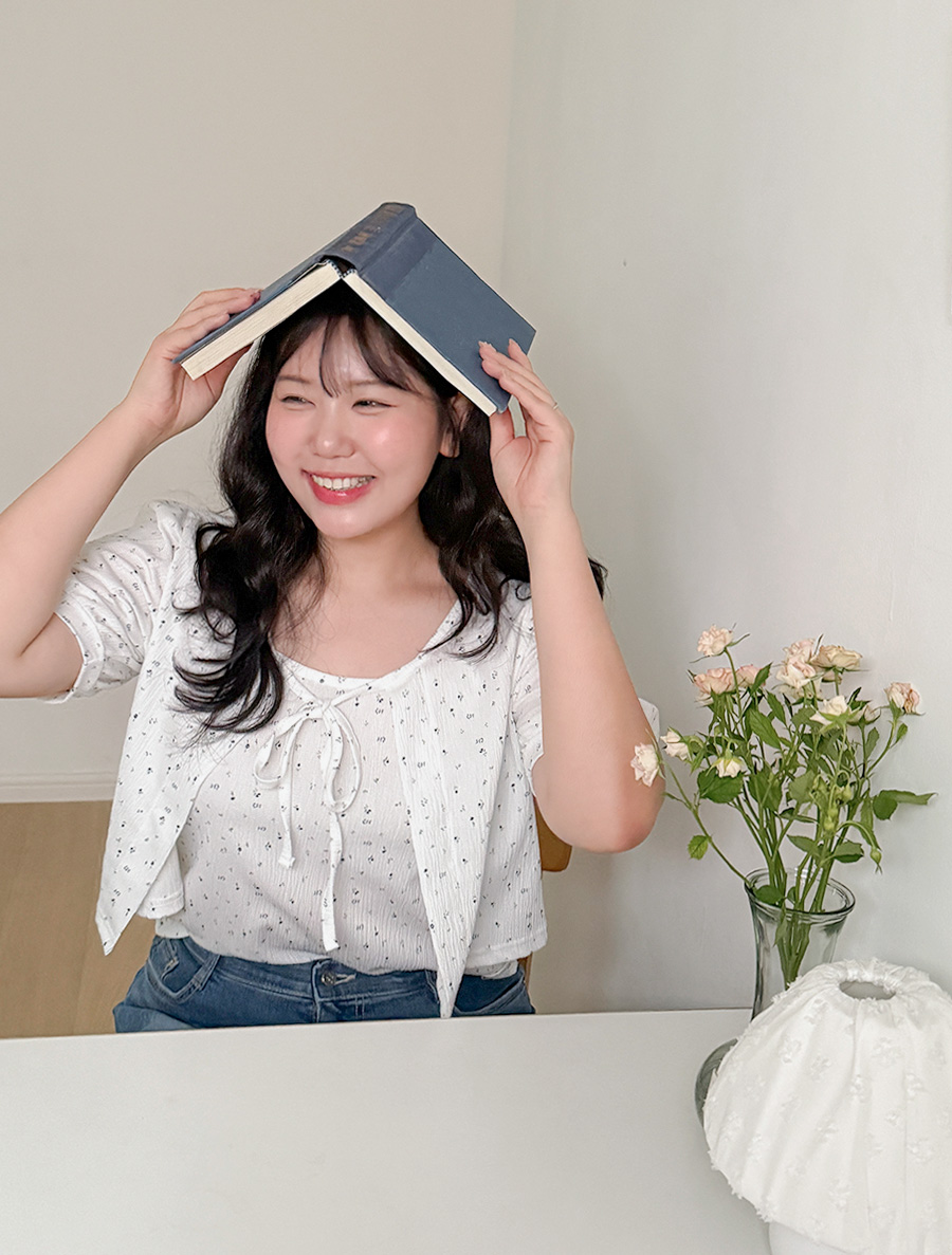 柚子花上衣開放式SET