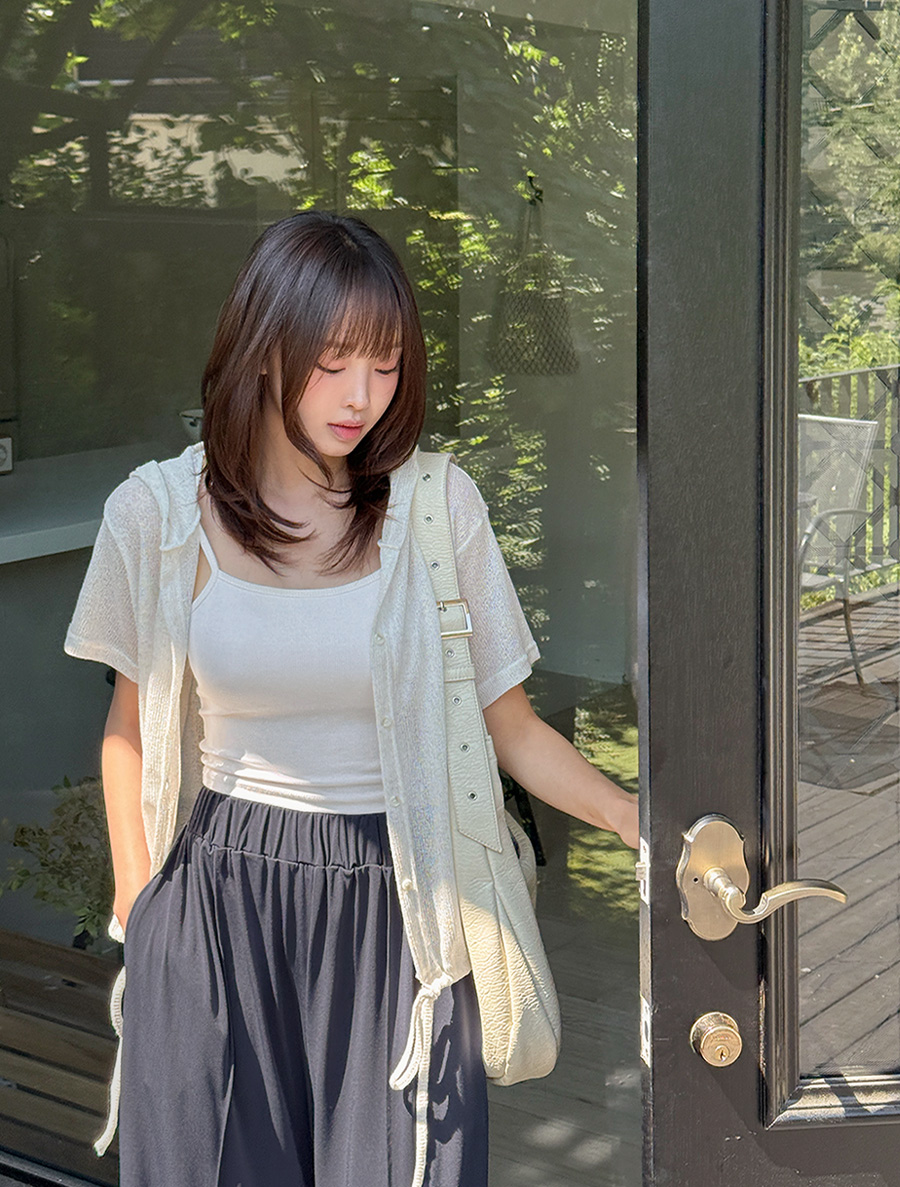 Viar 串 Linen Guard 制服 Open