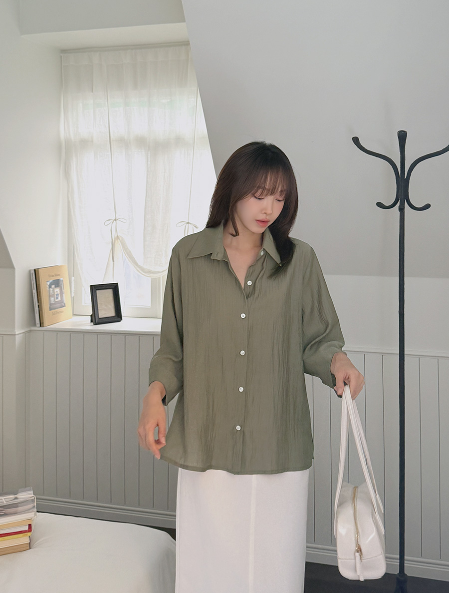 Enmiru 捲邊領襯衫
