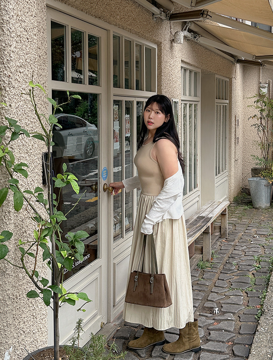 Arco 褶皺西式長袖吊帶
