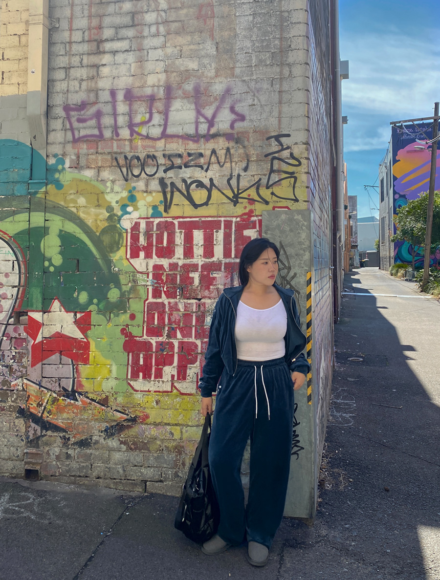 [EVELLET] Luenve Veloa 星星刺繡寬褲