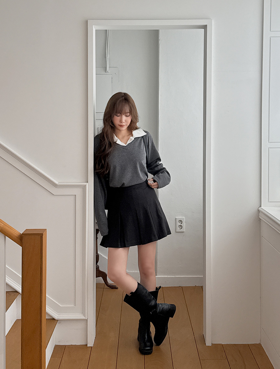 Mehiden 色彩組合分層領導者 T 卹