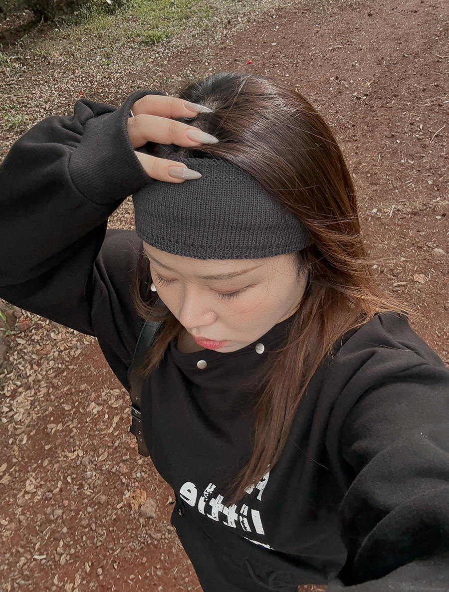 Binmuen 針織衫髮帶