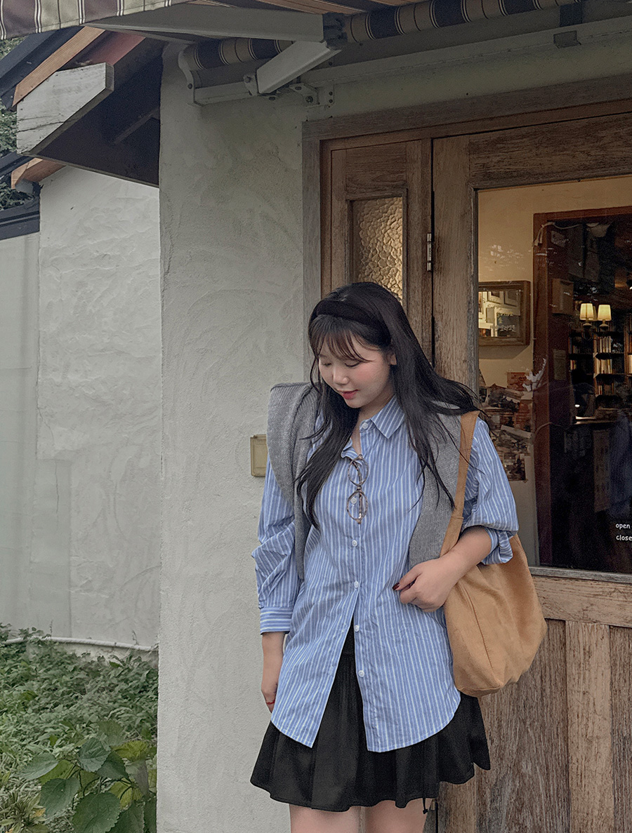 Ontsue Wind Pin Tuck 不平衡西式