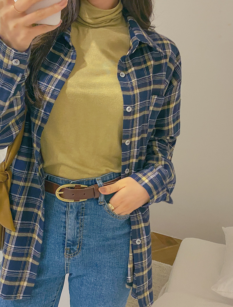 [EVELLET] Aeoldyn 人造絲羊皮極地 T 卹