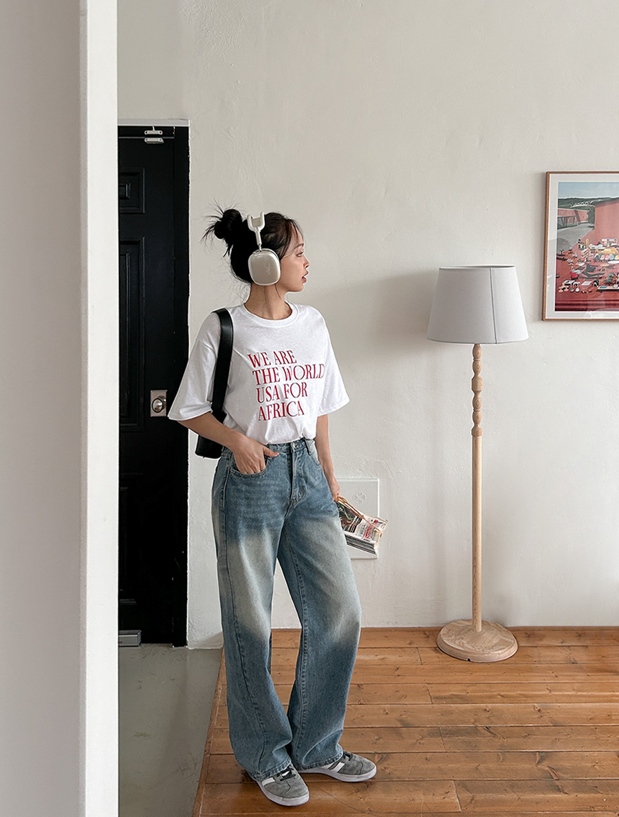 Beruti 長度半寬牛仔褲