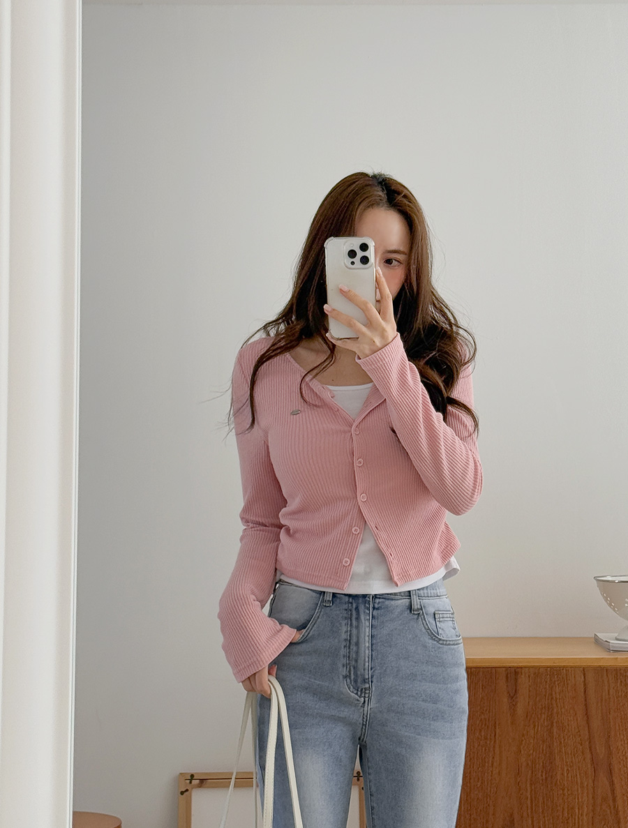 【EVELLET】Dnepr品牌配色層疊開襟衫T卹