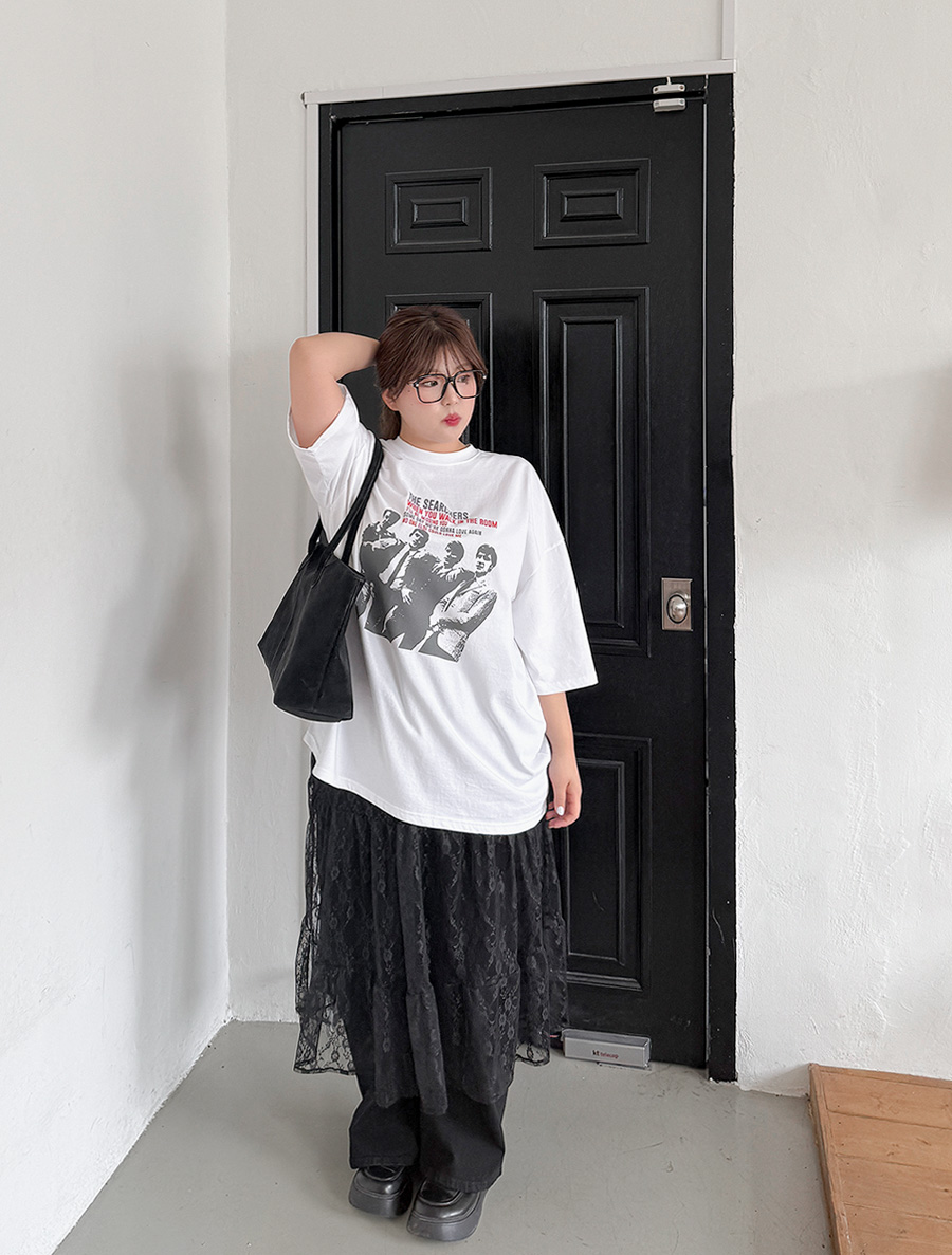 Lemondi 透明分層 Cancan 連身裙