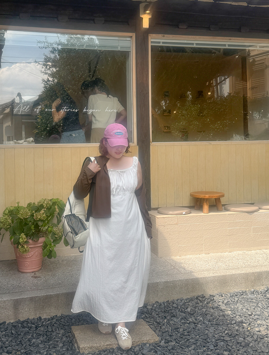 Picora 蕾絲褶皺吊帶長袖西式