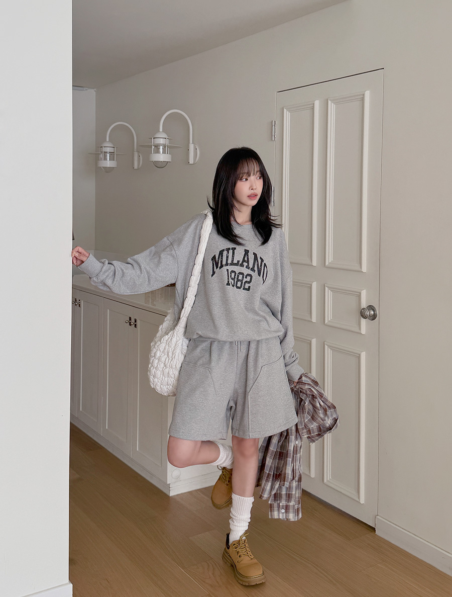 Araf 字母男士短袖套裝