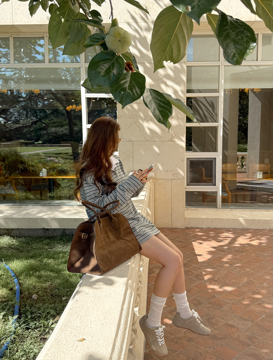 特魯瓦風格配色長袖T卹