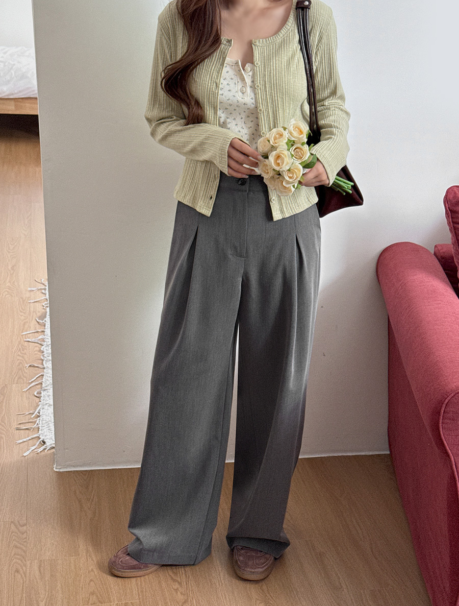 Senpei 褶襉寬長袖