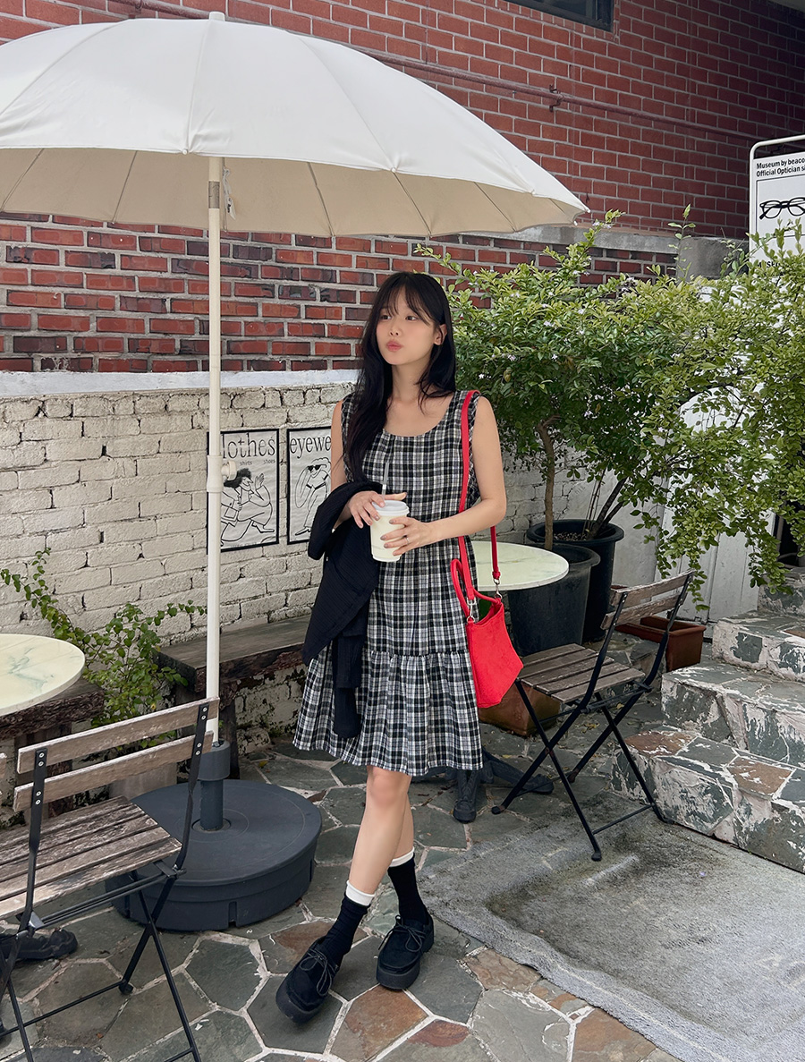 Enqua Check Cancan 西式吊帶