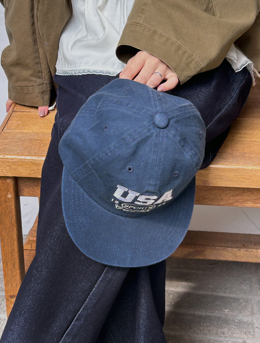 新款刺繡字母露營帽