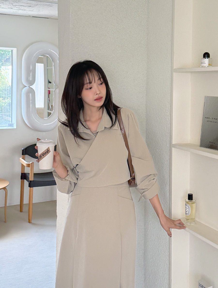 peondi 裹身襯衫 女襯衫