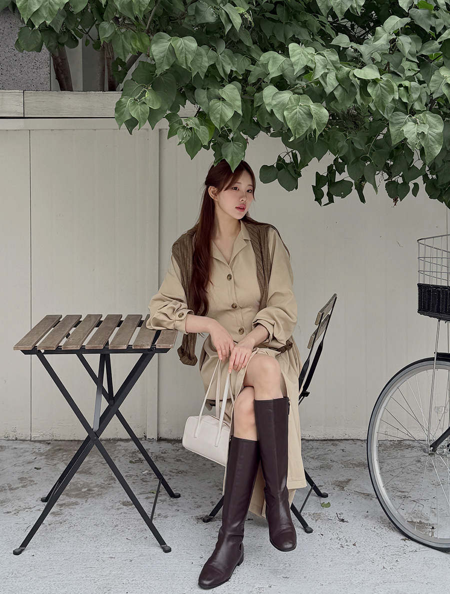 Shuamu Leader 紐帶長袖西式