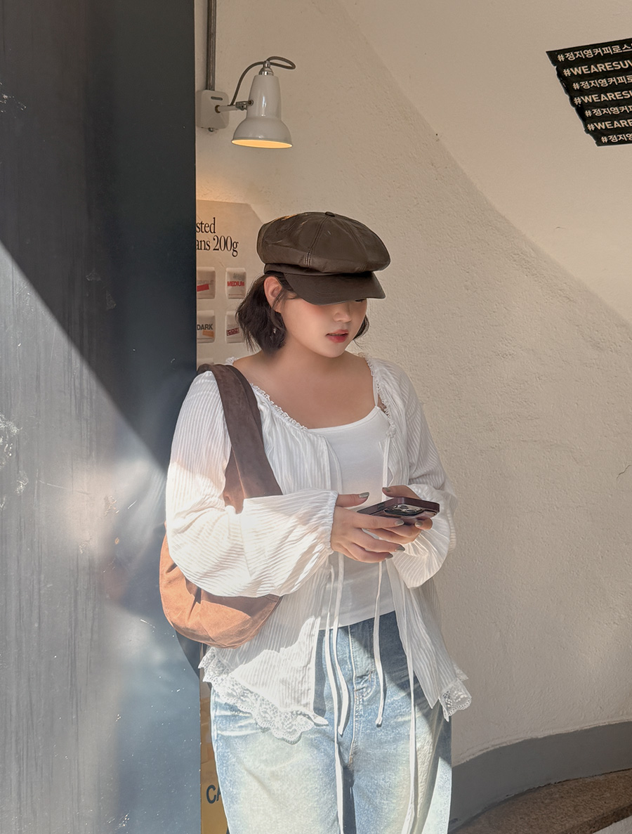 Nidens 蕾絲蝴蝶結 女士內衣