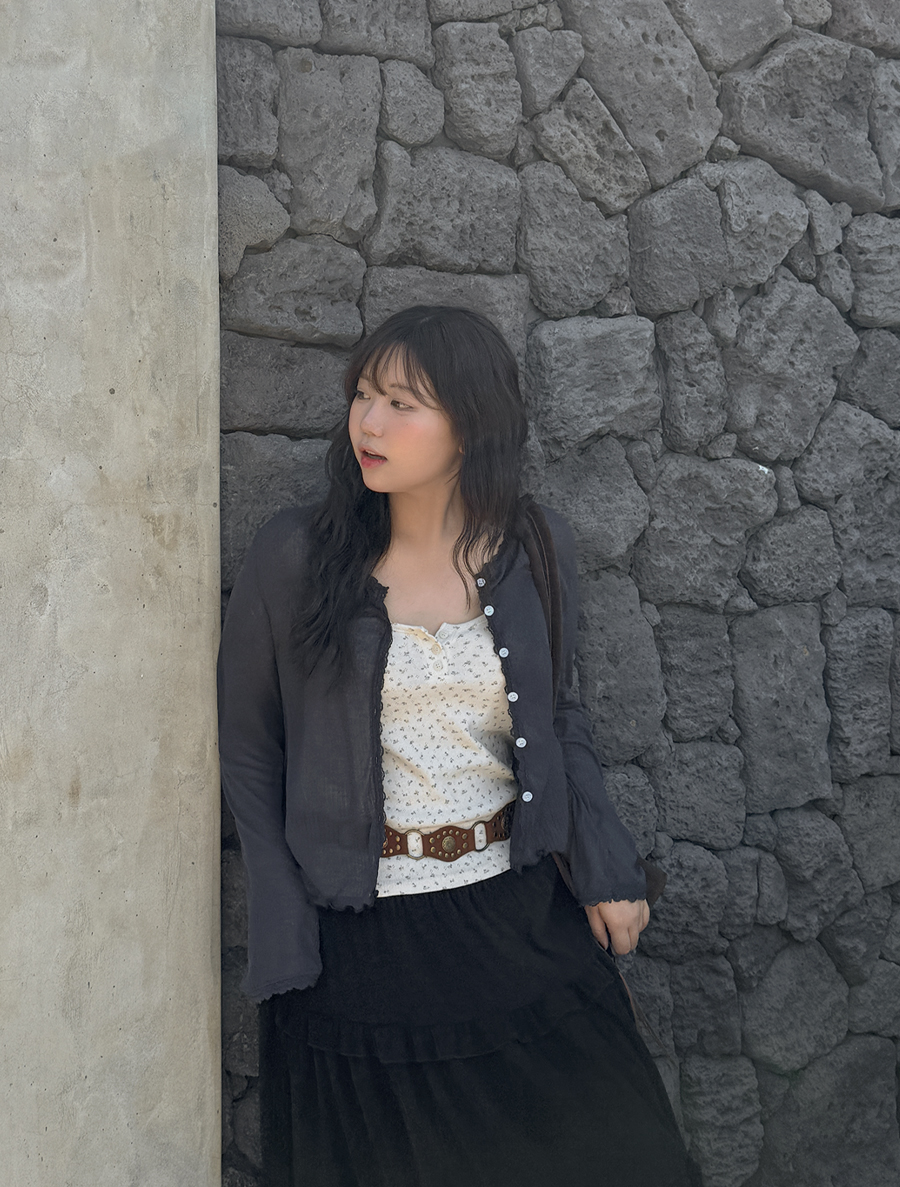 Onnyuhen 蕾絲紐扣開