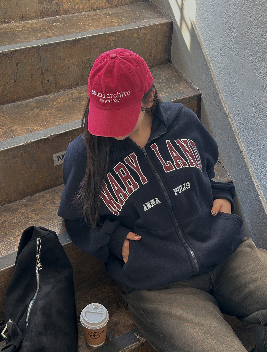 Lenko Fleece Lettering 衛衣 拉鍊衛衣