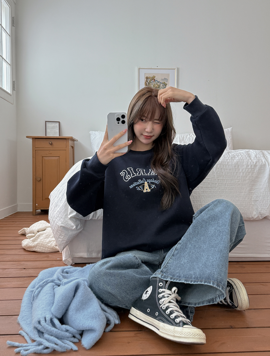 Radmu 羊毛刺繡字母男士