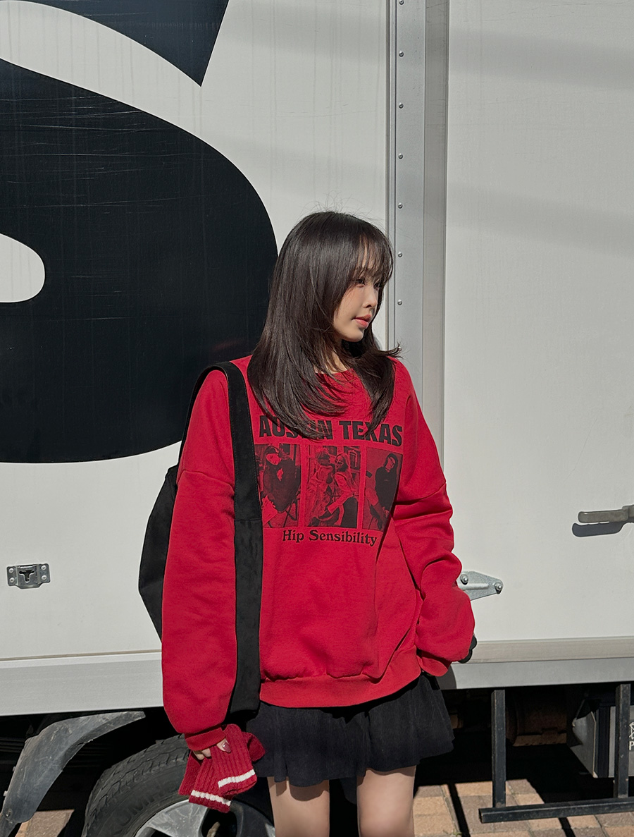 Petithen 羊毛印花男式