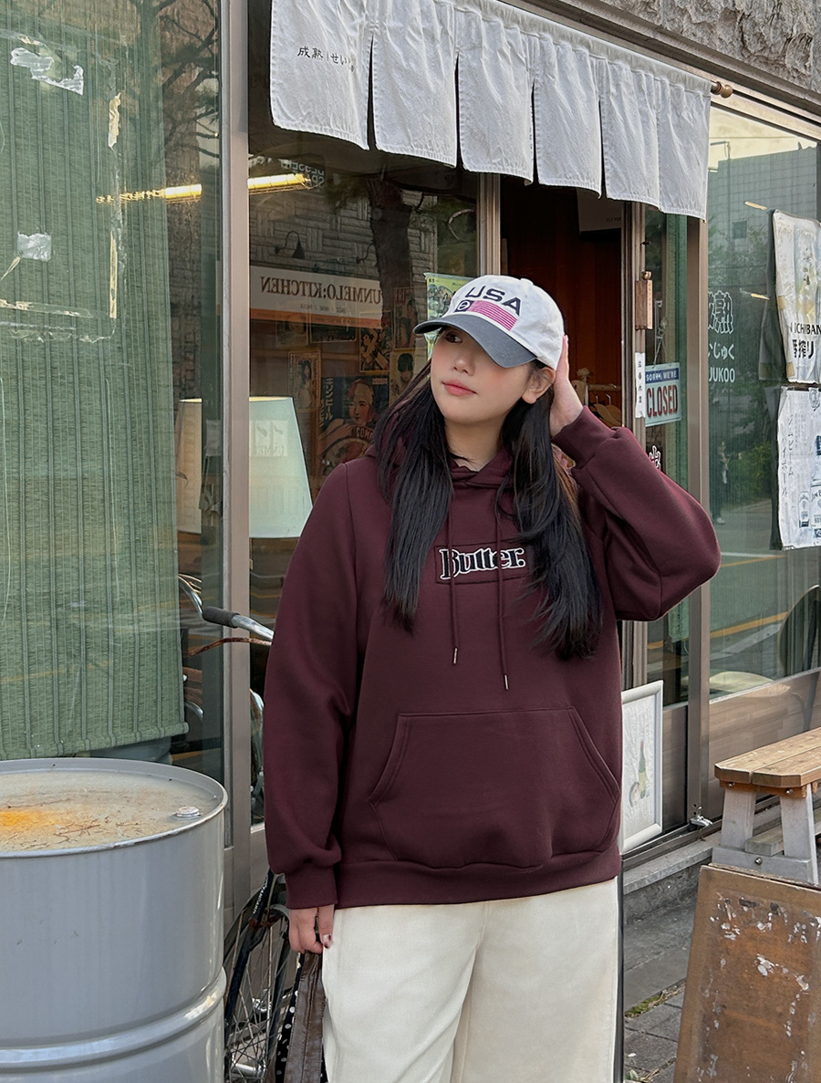 Defendue 抓絨刺繡刻字衛衣 男女款