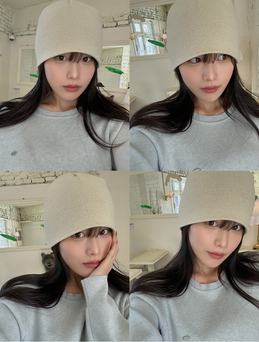 砲塔圖案針織帽