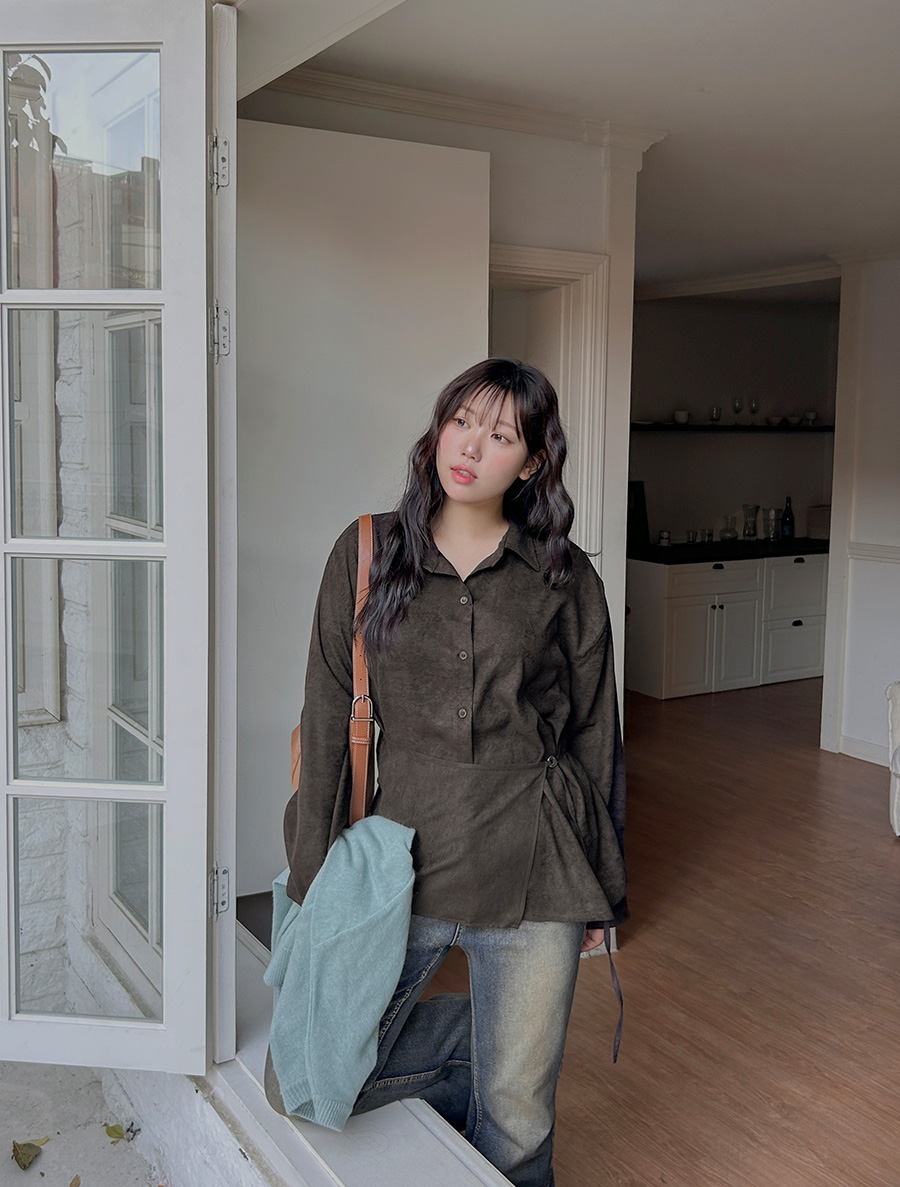 Lavint 皮膚包裹襯衫