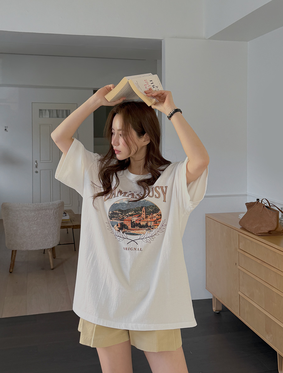 [EVELLET] 穆赫印花T卹