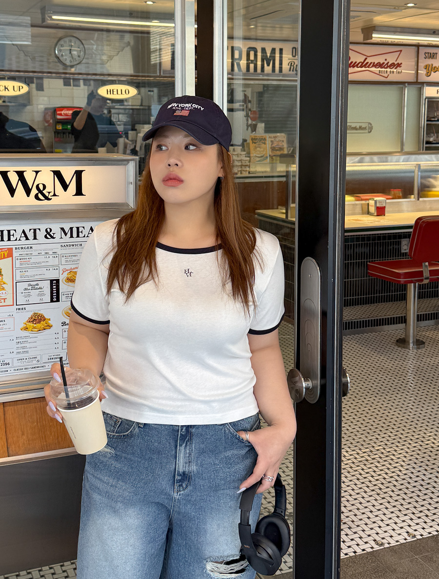 [EVELLET] 波紋標誌配色T卹