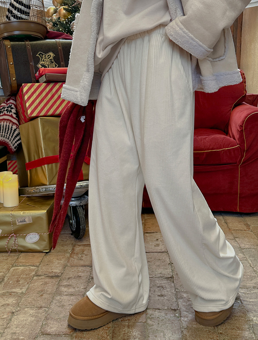 Funard 皮草大衣 拉絨絲長腰褲