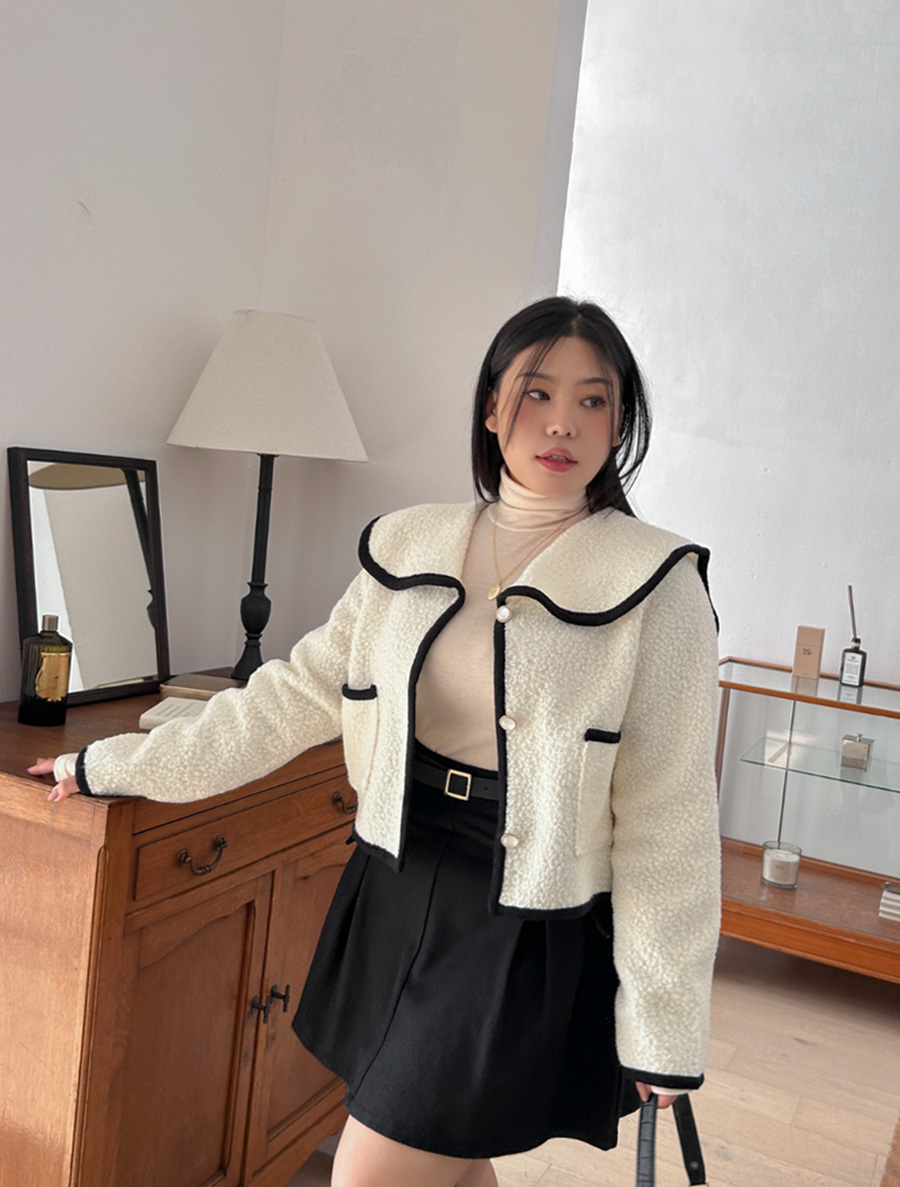 [EVELLET]丹尼爾頭配色外置女裝