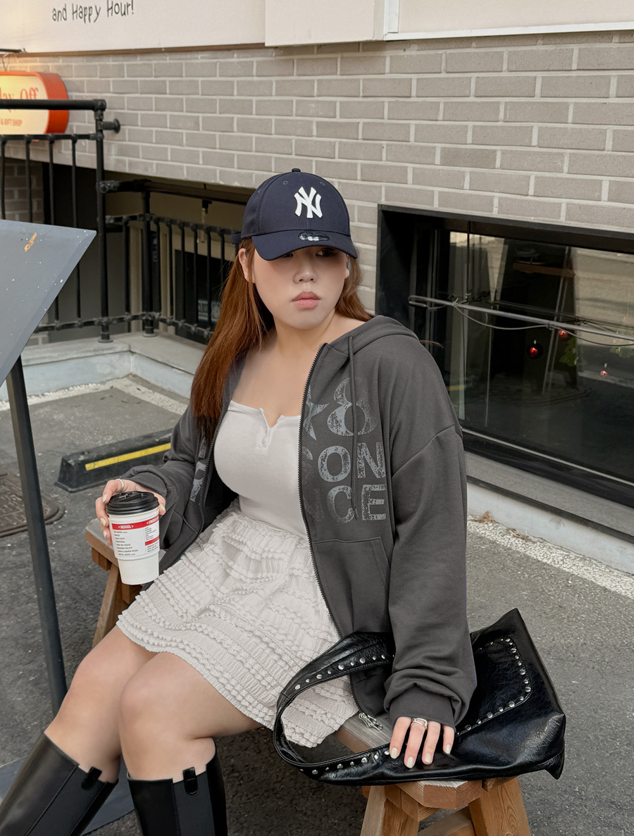 [EVELLET] Prinby 復古/舊款雙連帽拉鍊衫