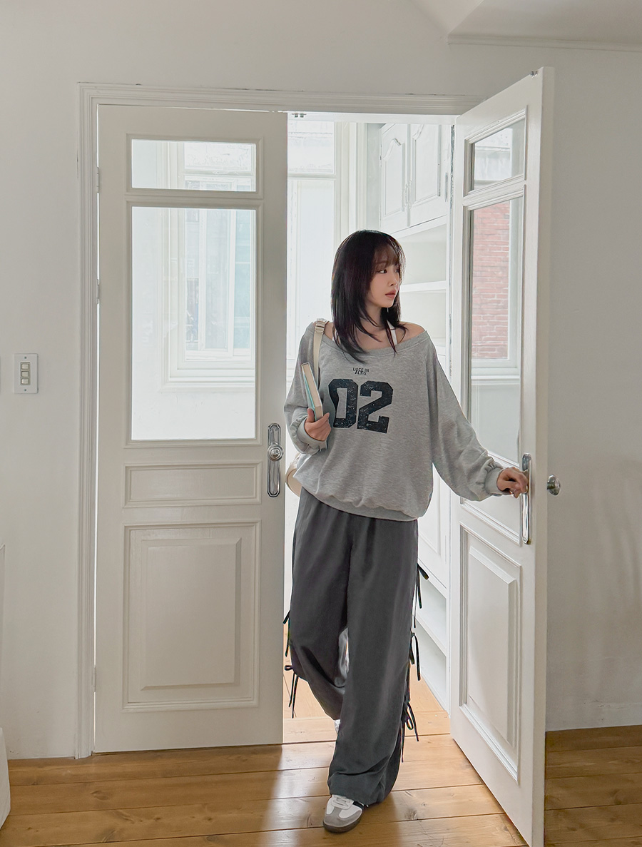 [EVELLET] Espe 側蝴蝶腰帶褲