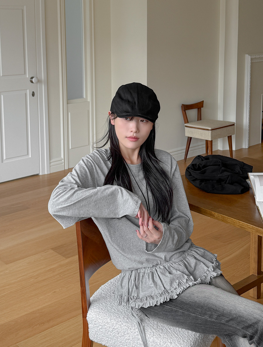 [EVELLET] Proni 多層褶邊T卹