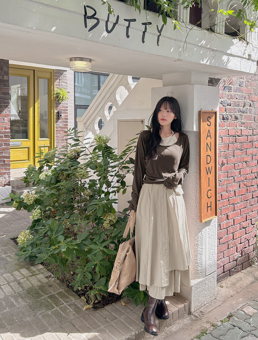 [EVELLET] Muart 腰包套裝 不平衡長裙
