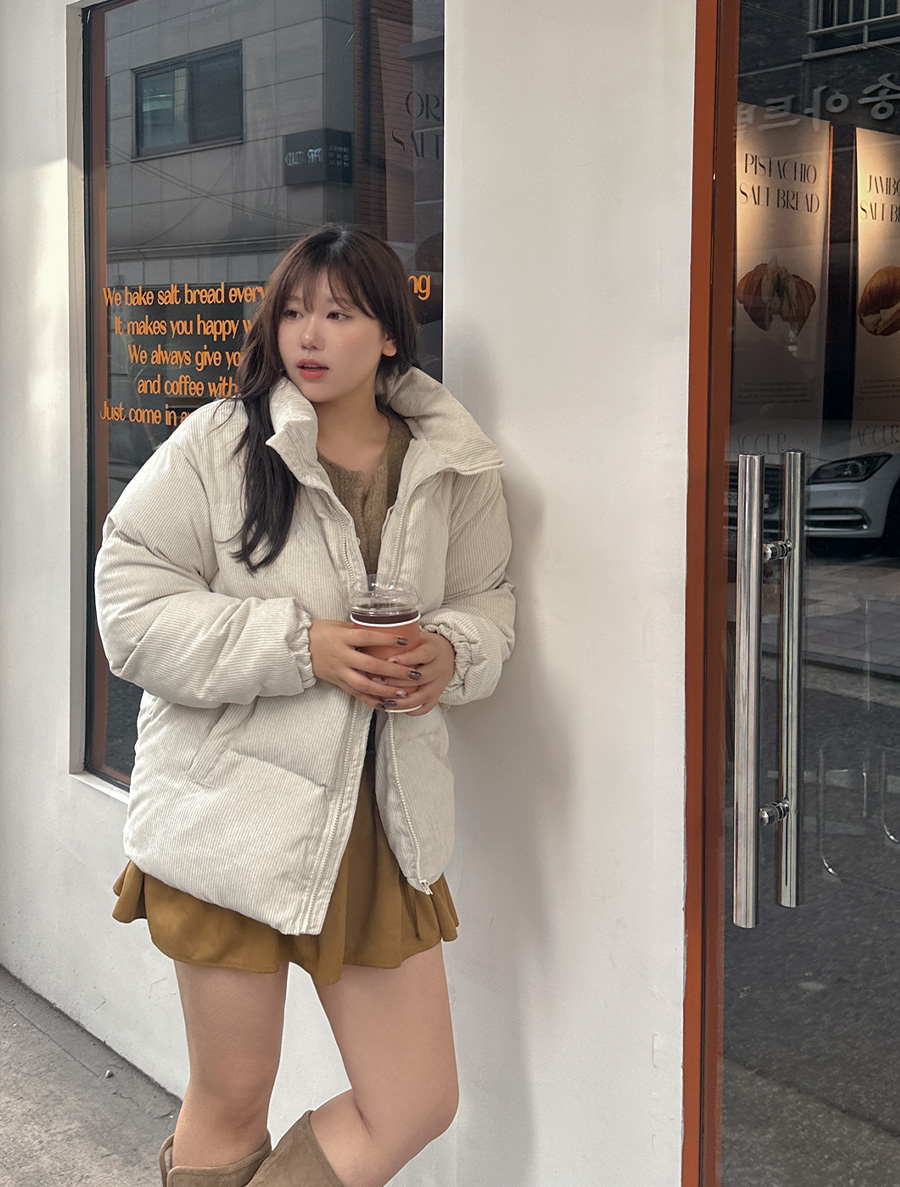 全新 Tiren Corduroy Wellon 羽毛套裝