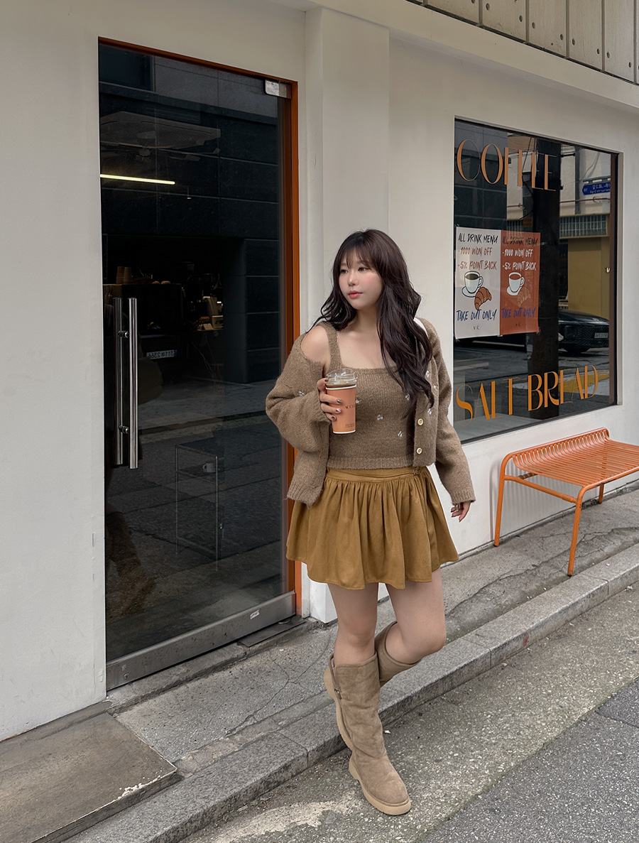 Duminte 花紋鱷魚皮外套襯裡套裝