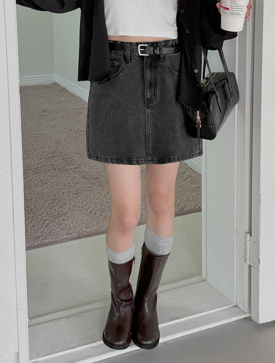 [EVELLET] Poppies腰帶套裝、牛皮褲裙