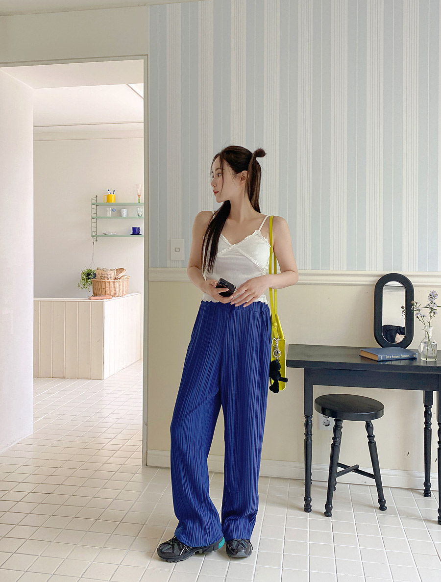 [EVELLET] Veribou 百褶寬腰褲