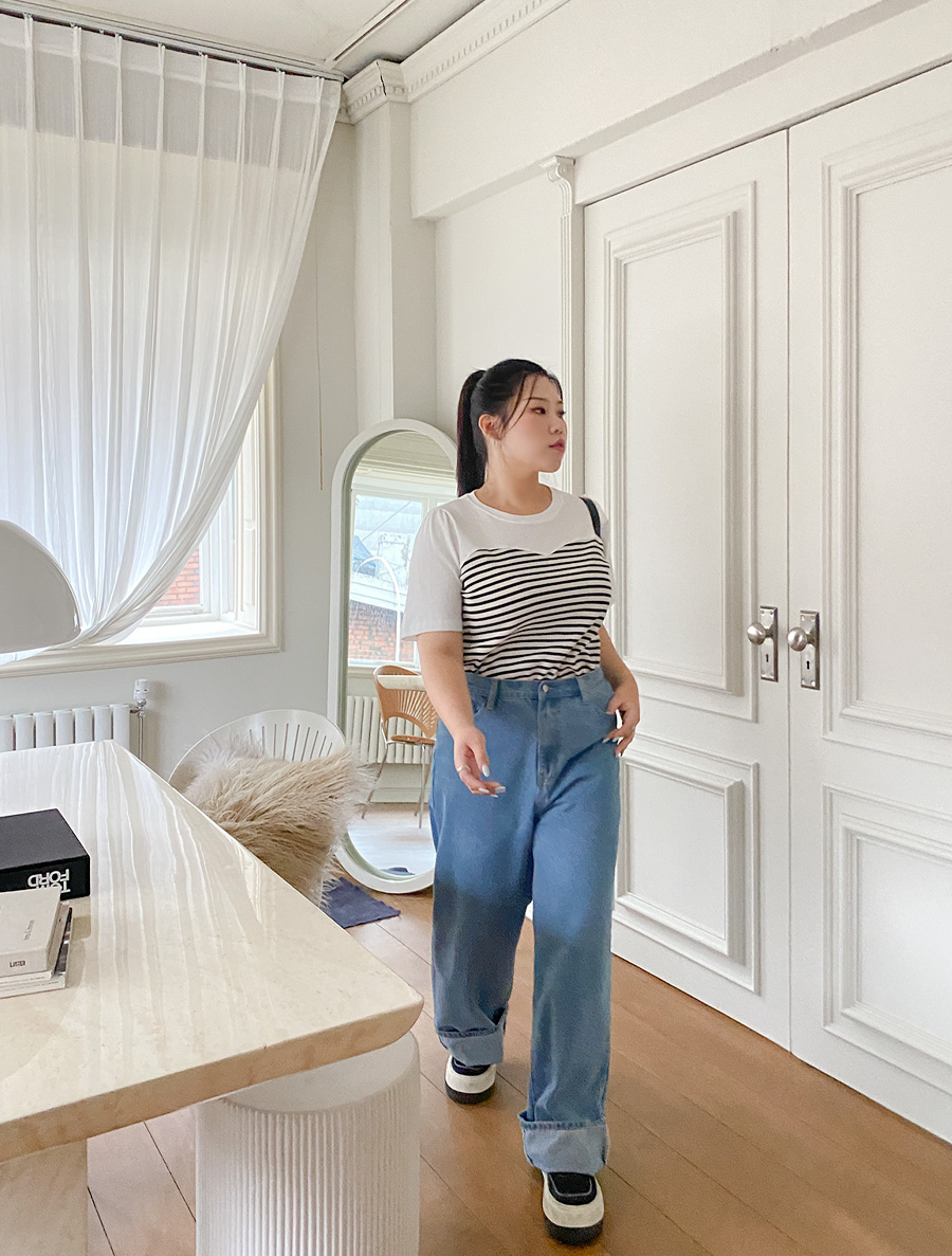 [EVELLET] Kumien ST 拼色T卹