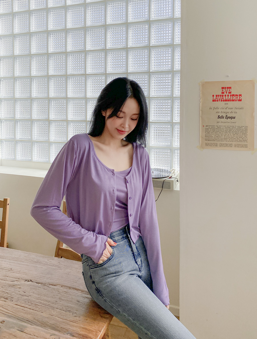 [EVELLET]Judia Wave 開襟衫套裝