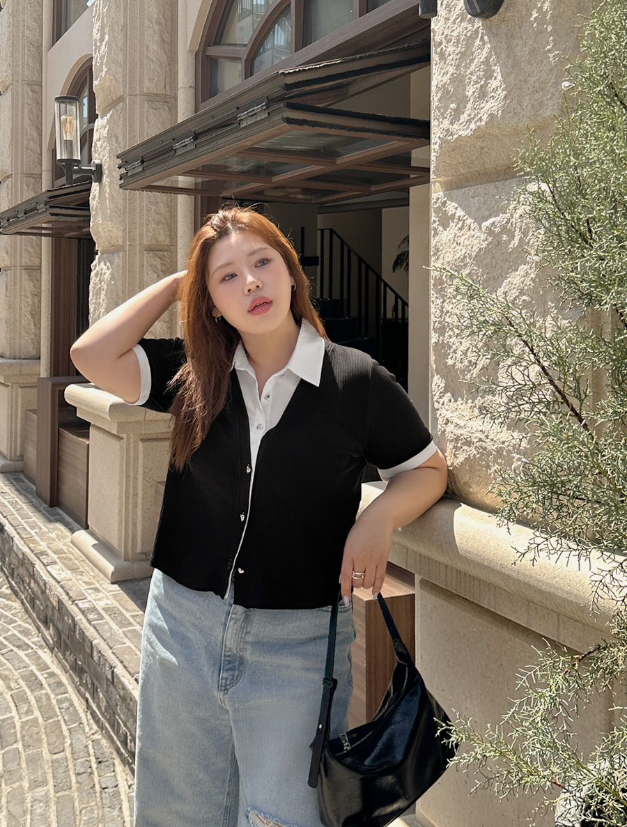 [EVELLET]米得利羅紋配色西服