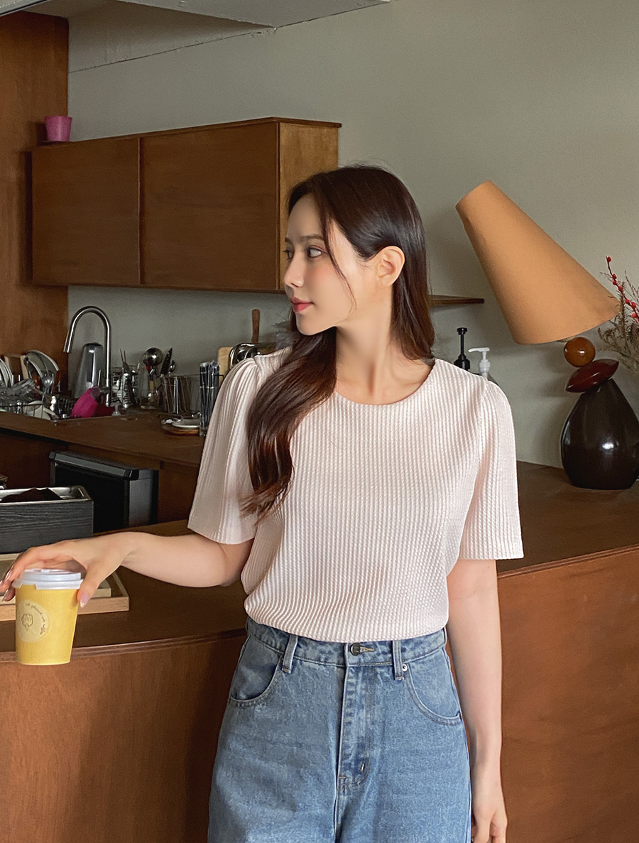 [EVELLET] Meralda 華夫格茶衫